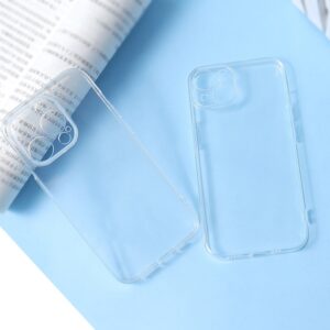 iPhone 17 Silikonska maska-1.8mm transparent Premium - Slika 2
