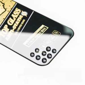 iPhone 14 Pro Anti-static zaštitno staklo crni ram - Slika 4